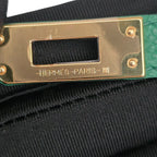 Hermes Mini Kelly II Epsom Vert Vertigo Gold Hardware Bag HERMES