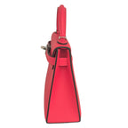 Hermes Mini Kelly II Epsom Rose Extreme Palladium