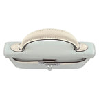 Hermes Chevre Mysore Horseshoe Mini Kelly Sellier 20 Bleu Brume Nata Bag HERMES