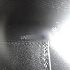 Hermes Mini Kelly II Chèvre Noir Gold Hardware HERMES