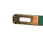 Hermes Mini Kelly II Epsom Vert Vertigo Gold Hardware Bag HERMES