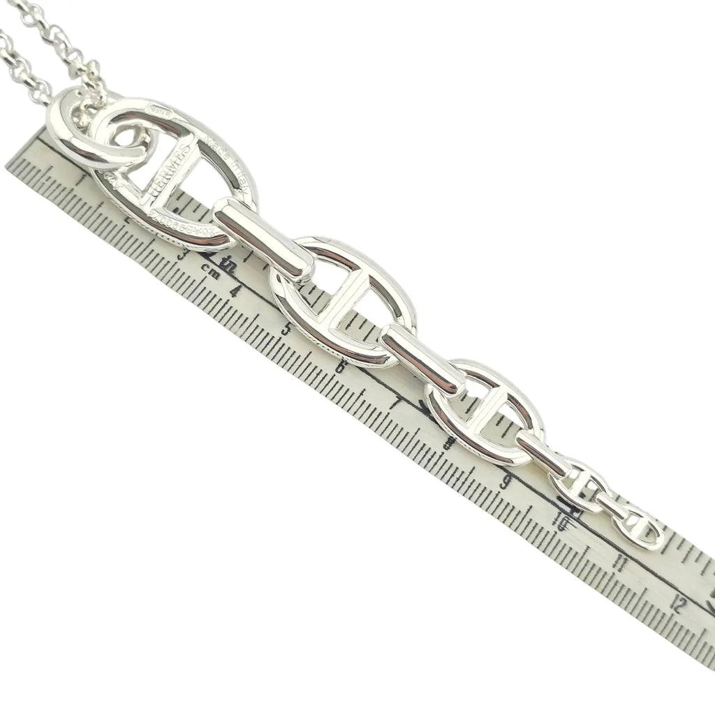 Hermes Chaine d'Ancre Enchainee Pendant Necklace, Very Large Model HERMES
