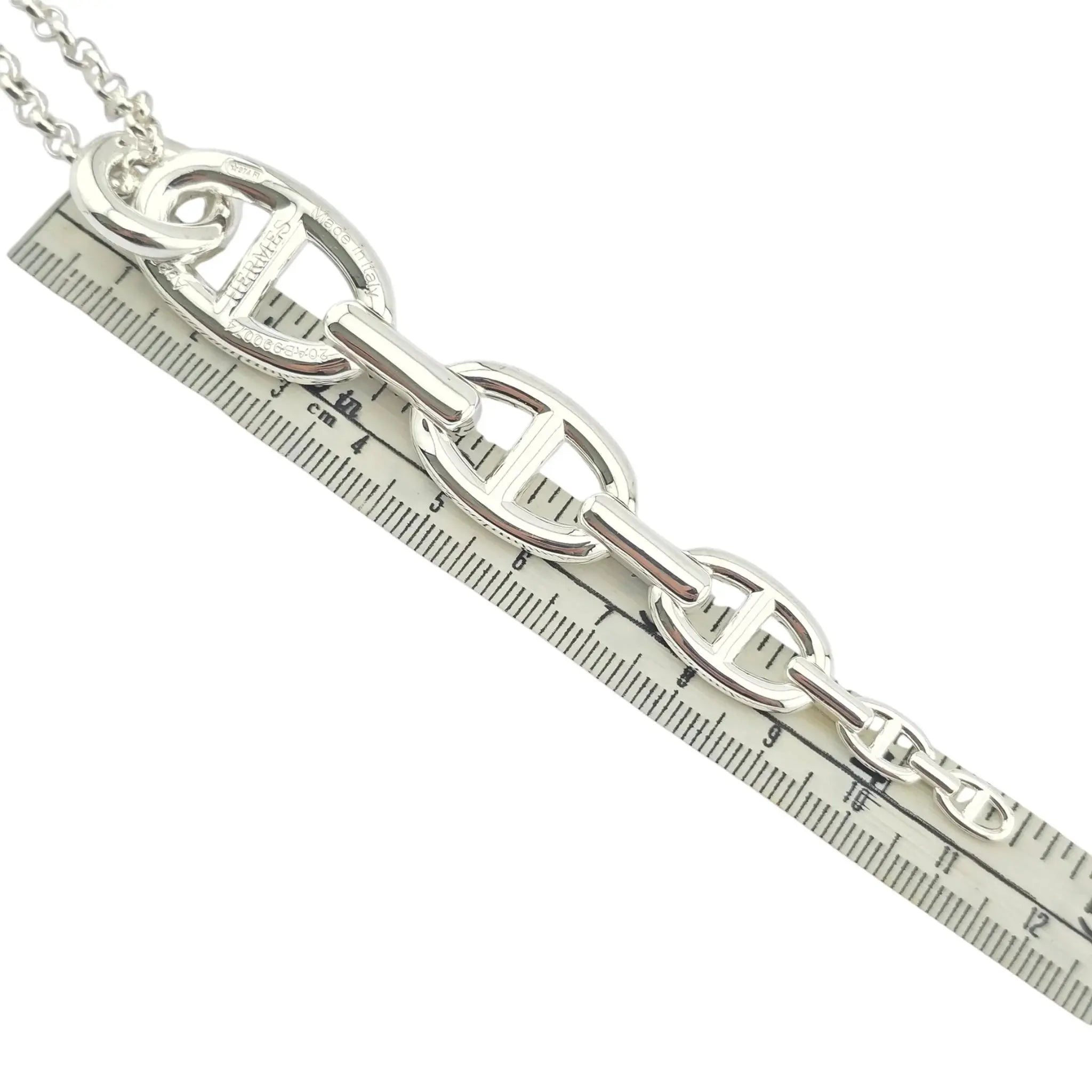 Hermes Chaine d'Ancre Enchainee Pendant Necklace, Very Large Model HERMES