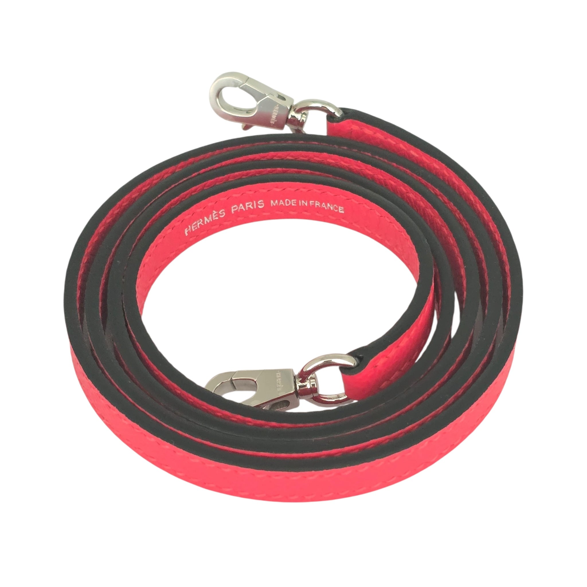 Hermes Mini Kelly II Epsom Rose Extreme Palladium