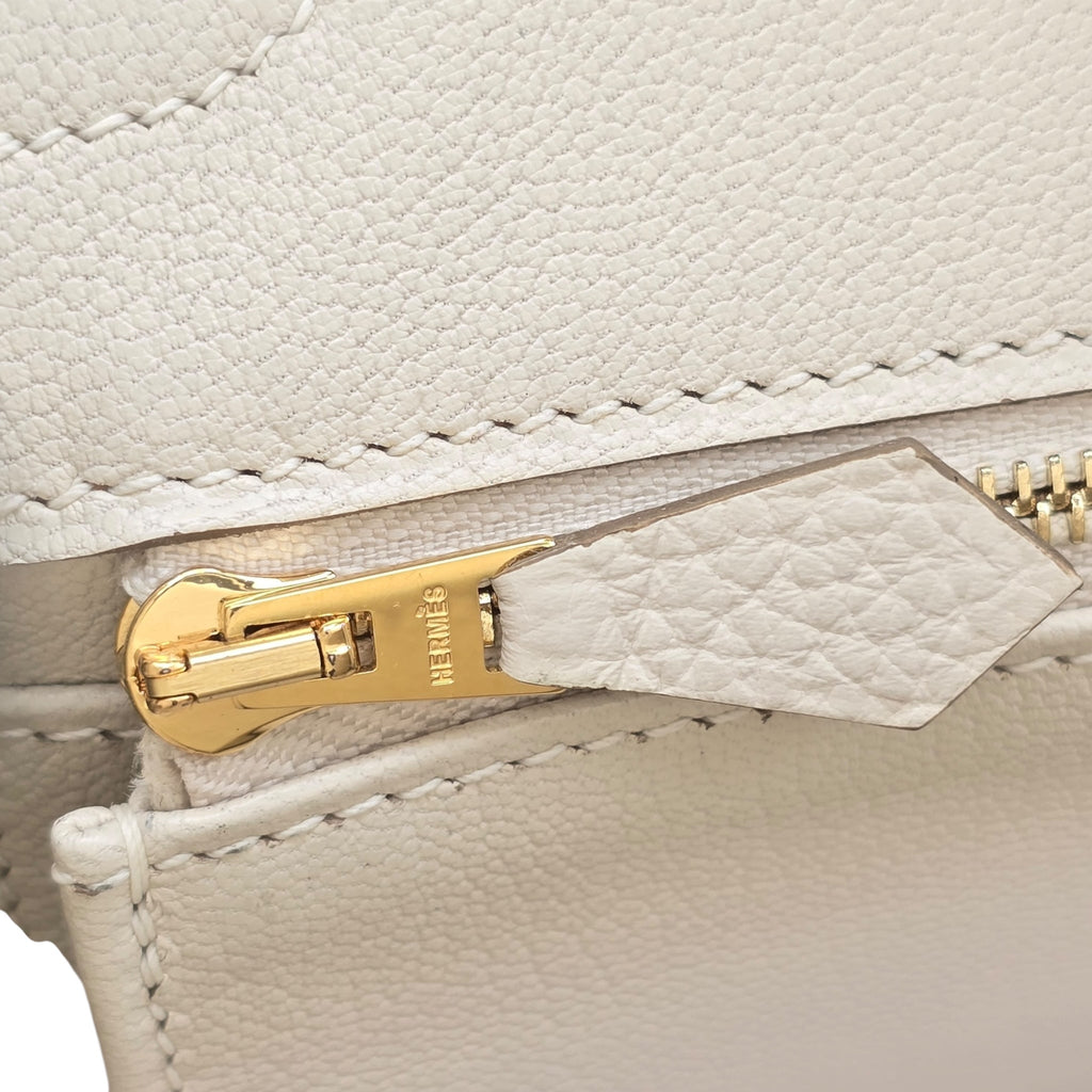 Hermes Birkin 25 Craie Togo GHW