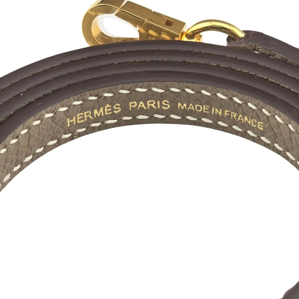 Hermes Mini Kelly II Epsom Etoupe Gold Hardware Bag HERMES