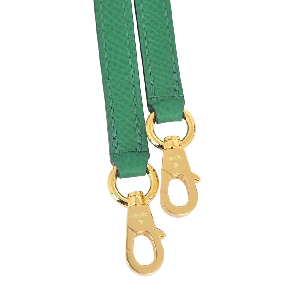 Hermes Mini Kelly II Epsom Vert Vertigo Gold Hardware Bag HERMES