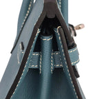 Hermes Birkin 25 Bleu Jean Epsom PHW Bag HERMES