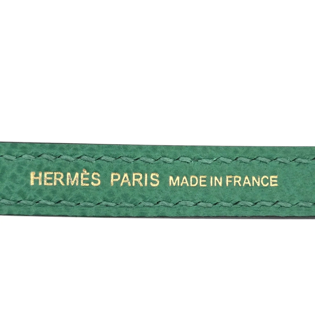 Hermes Mini Kelly II Epsom Vert Vertigo Gold Hardware Bag HERMES