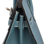 Hermes Birkin 25 Bleu Jean Epsom PHW Bag HERMES