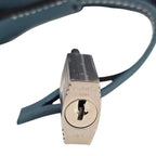 Hermes Birkin 25 Bleu Jean Epsom PHW Bag HERMES