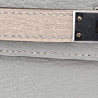 Hermes Chevre Mysore Horseshoe Mini Kelly Sellier 20 Bleu Brume Nata Bag HERMES