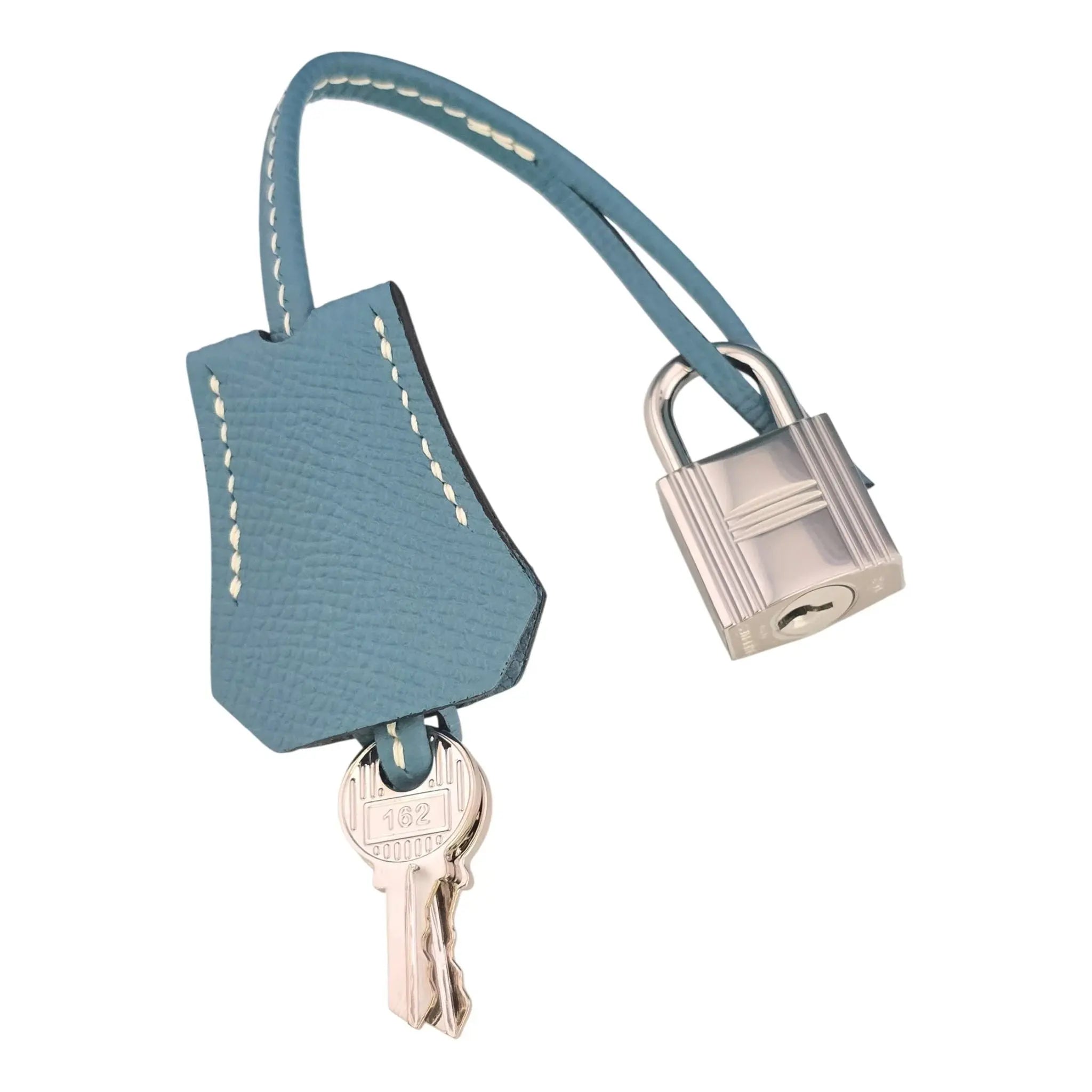 Hermes Birkin 25 Bleu Jean Epsom PHW Bag HERMES