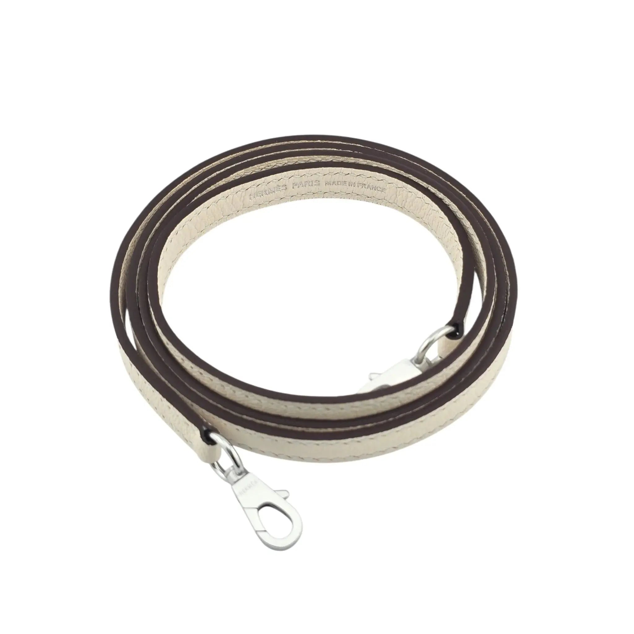 Hermes Chevre Mysore Horseshoe Mini Kelly Sellier 20 Bleu Brume Nata Bag HERMES