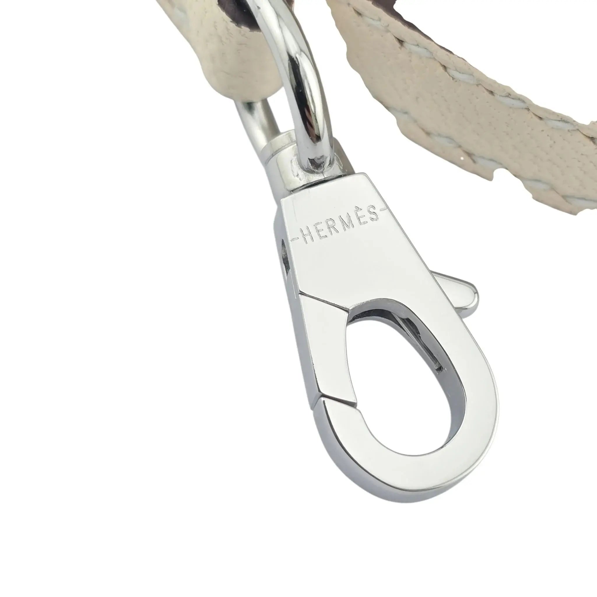 Hermes Chevre Mysore Horseshoe Mini Kelly Sellier 20 Bleu Brume Nata Bag HERMES