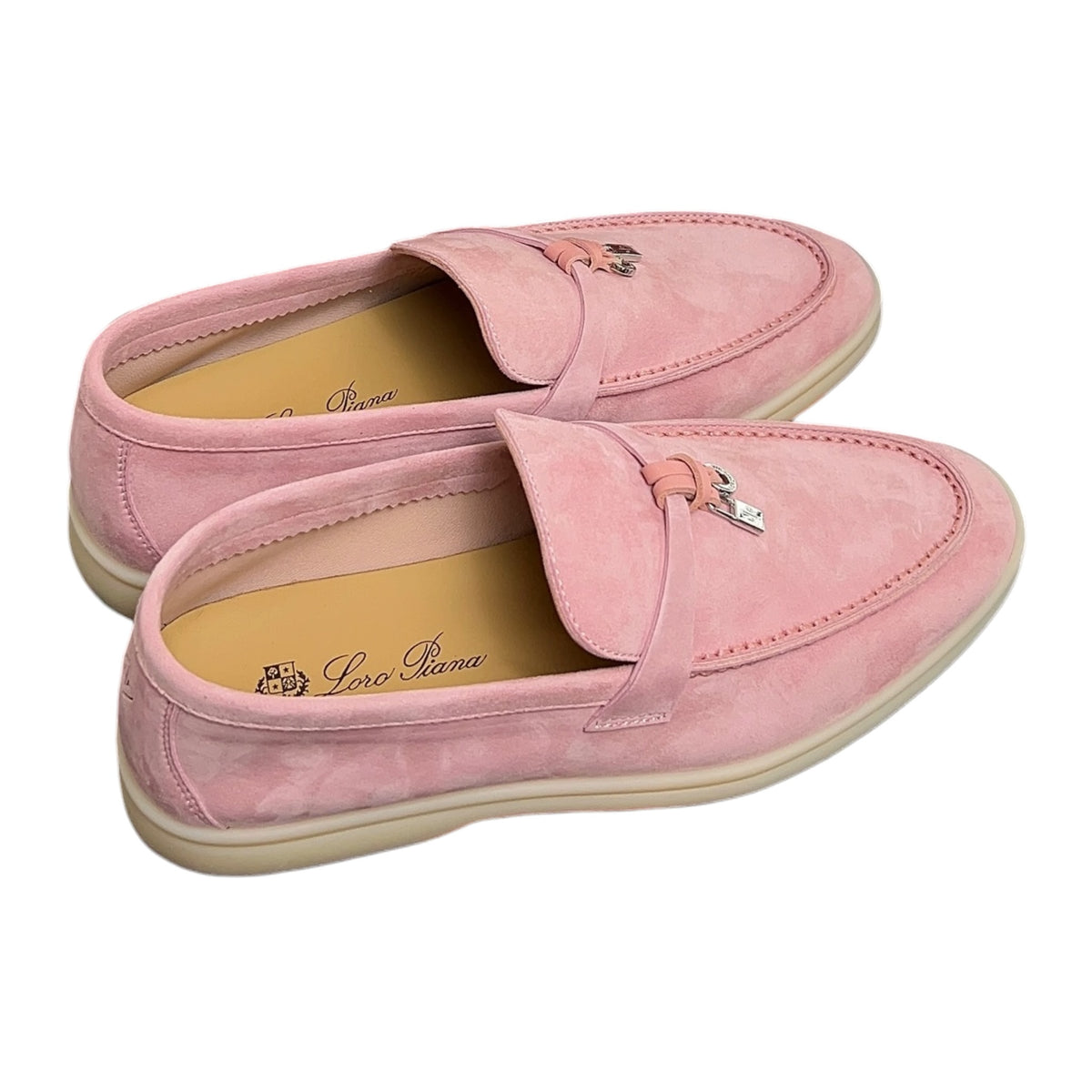 Loro Piana Summer Charms Walk Loafer Flowering Cherry 39